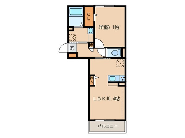 D-room百年橋通りの物件間取画像